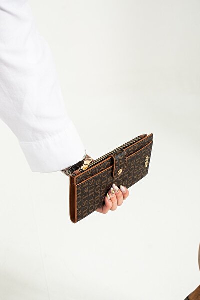 Just Polo Coffee Brown Color Women Wallet New Season Gift Wrapped Fast Shippi...