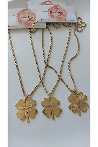 Çelik تصميم قلادة البرسيم الصلب