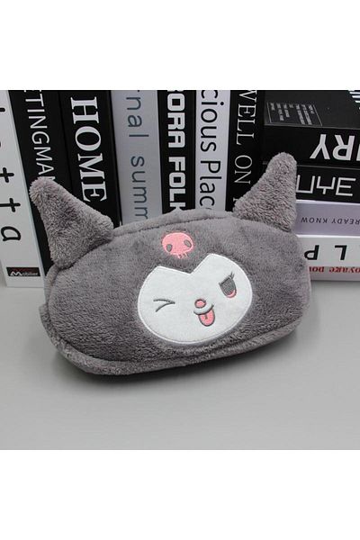 Zigver Cute Plush Washable Zippered Sanrio Pencil Case Wallet Makeup Bag
