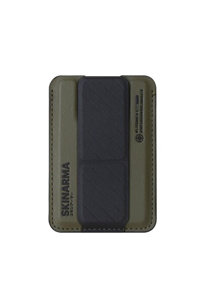 Skinarma Magsafe Şarj Özellikli Kavrama Standlı Kartlık Kado Haki Yeşil-haki ...