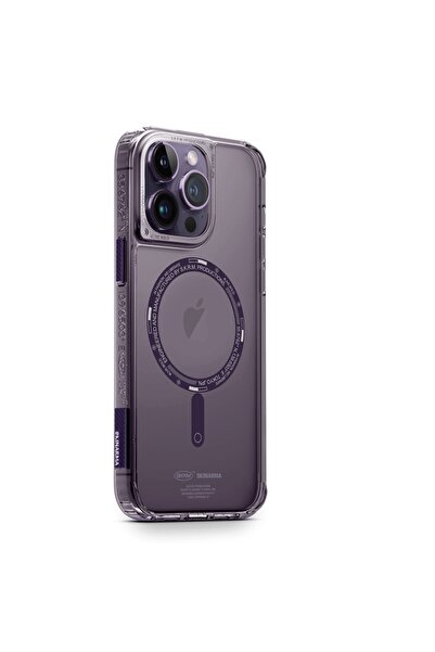 Skinarma Iphone 14 Pro Uyumlu Kılıf Şeffaf Airbag Tasarımlı Magsafe Şarj Özel...