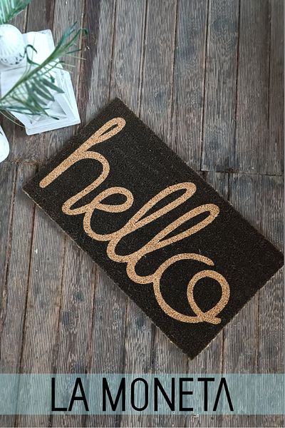 LAMONETA Hello Black Koko Mat