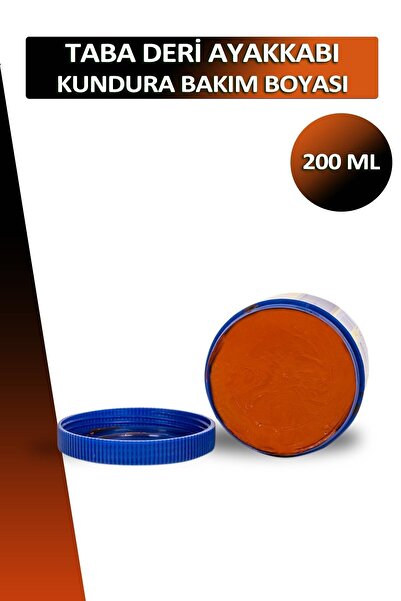 Dopar Bağcık Nuri Leflef Taba Deri Ayakkabı Kundura Bakım Boyası 200 ml Set