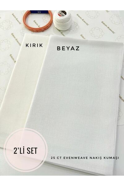 goblenkanaviçe Evenweave Nakış Işlemelik Kumaş (50X80CM) 2'li Set, Kanaviçe K...