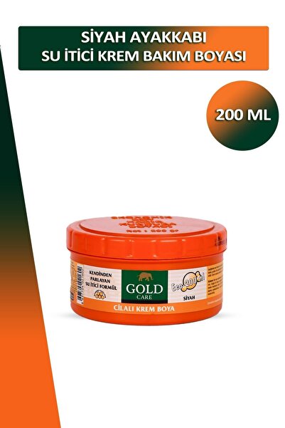 Dopar Bağcık Gold Care Siyah Su Itici Krem Bakım Boyası 200 ml Set