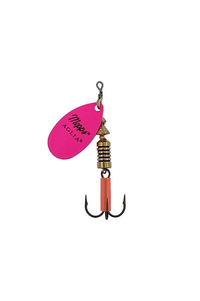 MEPPS Aglia Fluo Fishing Spoon Pink No:2 (4.6 Grams)