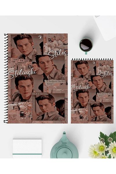 feroxby دفتر ملاحظات Teen Wolf مقاس A5 ودفاتر ملاحظات مقاس A6 بتصميم مخصص غير مبطنة