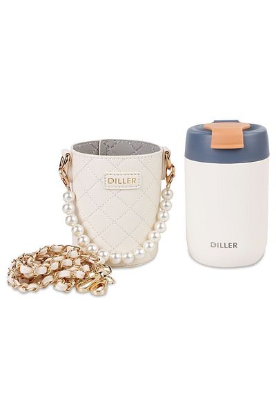 Vagonlife Diller Steel Thermos Flask 380 Ml Cream 8991