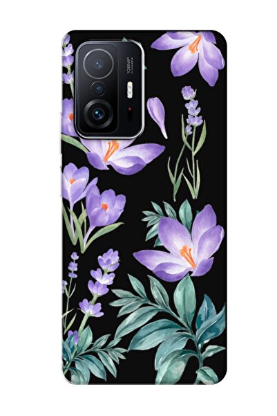 frondcase حافظة لهاتف Xiaomi Mi 11T Pro شتوية زهرة سوداء