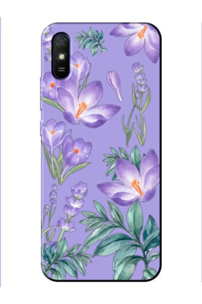 frondcase حافظة هاتف Redmi 9A زهرة الشتاء ليلك