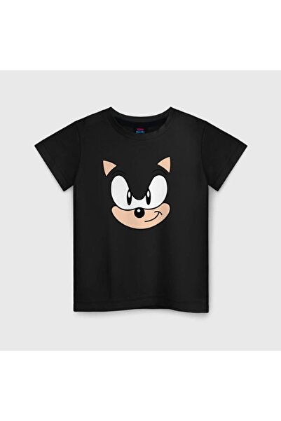 Daxia Model Tricou Negru Sonic Copii