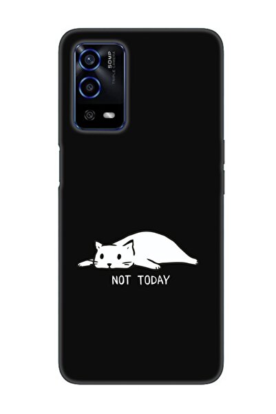 frondcase حافظة هاتف اوبو A55 نوت توداي كات باللون الأسود