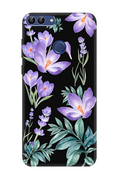 frondcase حافظة لهاتف هواوي بي سمارت وينتر بلوسوم باللون الأسود