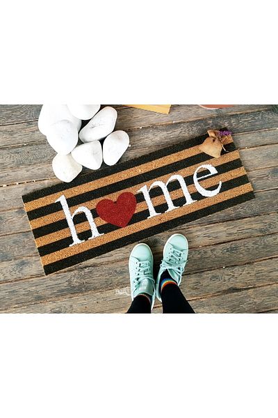 LAMONETA Xl Home Chic 100x40 Cm Door Front Koko Bristle Mat
