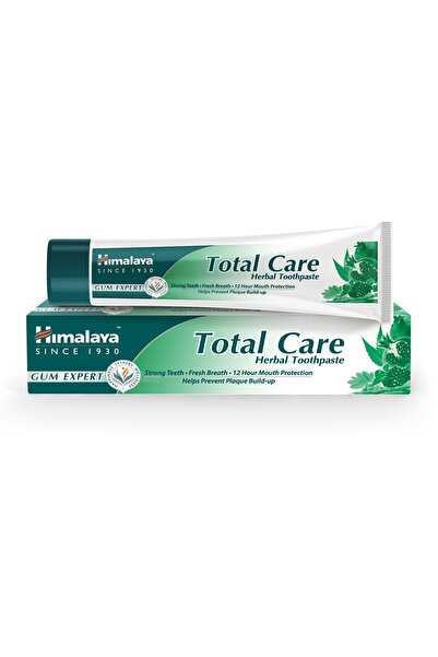 Himalaya Since 1930 Total Care Bitkisel Diş Macunu, Florürlü, Parabensiz, Bitkisel Enzim, 100 ml 125 gr