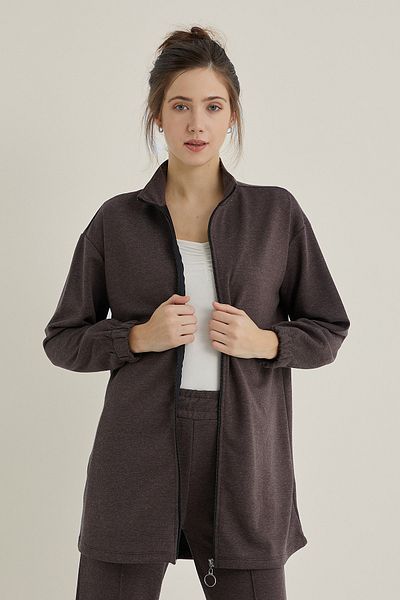 PAULMARK Oversize mikina na zip