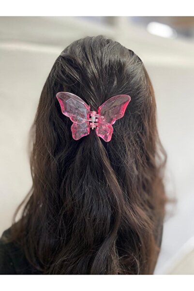 Melkady Aksesuar MelKady 447 - Cataramă cu zăvor de lux Fluture transparent