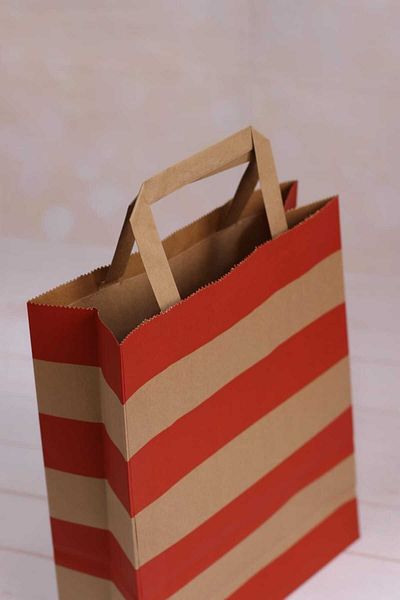 demontecraft Striped patternGift package gift bag gift 22x8x27.5 (5pcs)