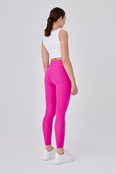 UP&FIT Colanți Push Up, moi, cu talie înaltă, roz