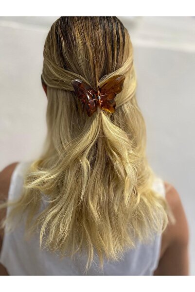 Melkady Aksesuar MelKady 447 - Διαφανής πόρπη με μανταλάκι πολυτελείας σε σχή...