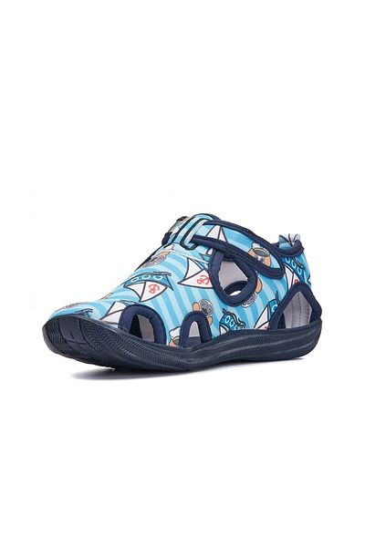Allyup Unisex Παιδικά Σανδάλια - Ευέλικτη, Αντιολισθητική Σόλα, Velcro Summer Sea Nursery Shoes 141