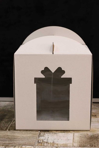 demontecraft Gift Box Patterned Gift Package with Window 30x30x31 (3 PCS)