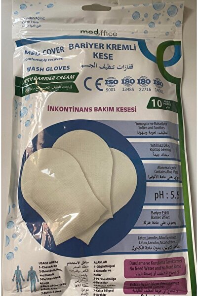 MED-COVER Bariyer Kremli Kese 10'lu 5 Paket