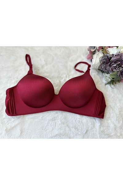 She Shine Satin Look C Cap Laser Cut Soft Covered Plus Size Non-Padded Bra-6262