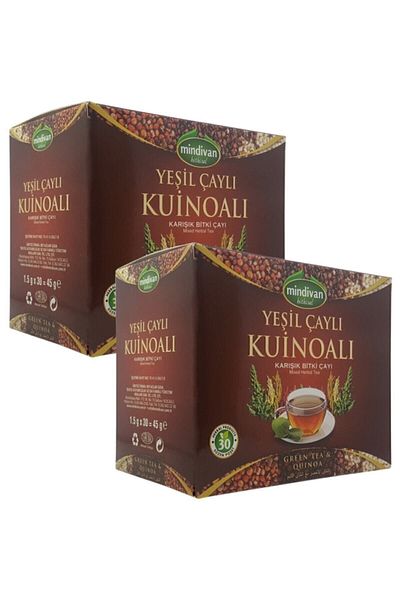 Mindivan Intense Green Tea Quinoa Tea 2 Pieces
