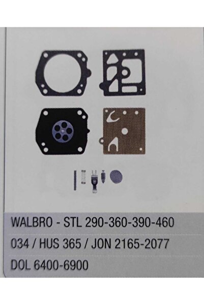 Zirve KARBURATÖR TAMİR TAKIMI WALBRO STL 290-360-460-034 HUS 365-JON2165-2077...
