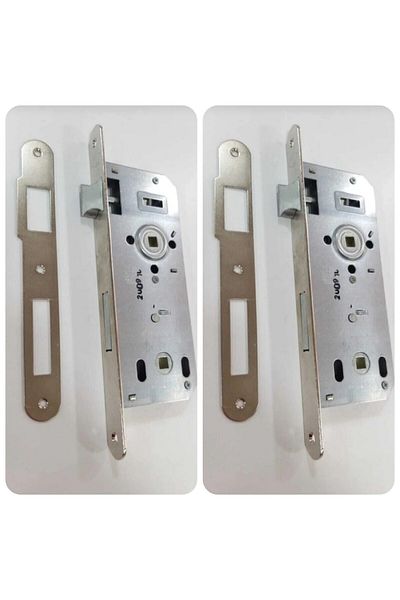 ARON ( 2 PCS ) KALE LOCK 169R (WC BATHROOM) DOOR LOCK 40MM OVAL MIRROR NICKEL LOCK