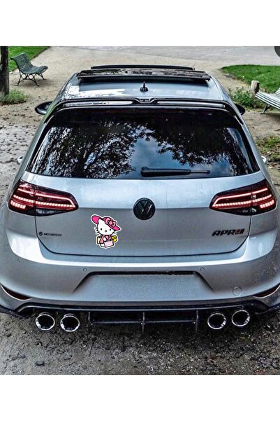 MegaSticker Helo Kiti Kokoş Araba, Motorsiklet, Kask, Laptop,cam Sticker 13x12 Cm