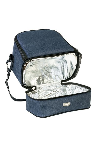 saro Thermal / Insulated Lunch Bag Navy Blue / Jean