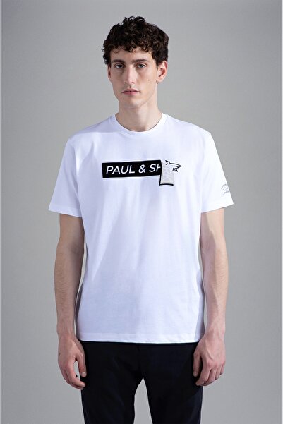 PAUL&SHARK Men's White T-Shirt 13311635-010