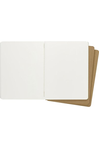 Moleskine Cahier XL 3-Piece Unlined Notepad, 19x25cm