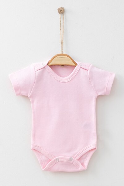 ADABEBEK 100% Cotton Short Sleeve Snapback Bodysuit