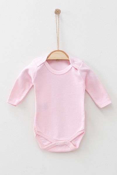 ADABEBEK Langärmliger Body aus 100 % Baumwolle mit Druckknöpfen