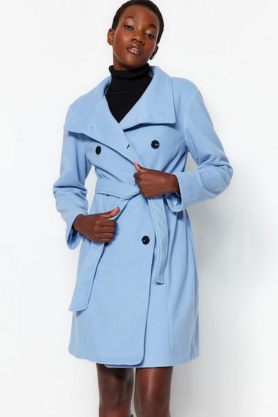 Trendyol Collection Blue Women Coats Styles Prices Trendyol