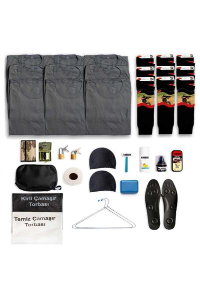 KORDAK مجموعة عسكرية أساسية مكونة من 9 قطع - ملابس داخلية وملابس داخلية