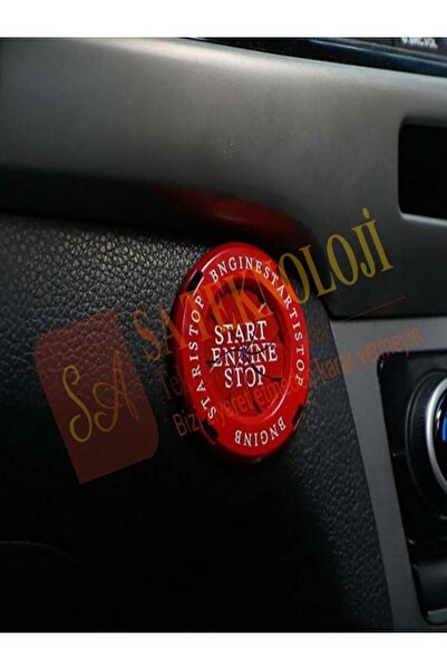 sateknoloji Start stop düğme üzeri aksesuar(Yuvarlak-StartStop)