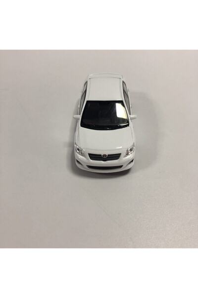 WELLY Die Cast Toyota Corolla Metal Çek Bırak Araba - beyaz