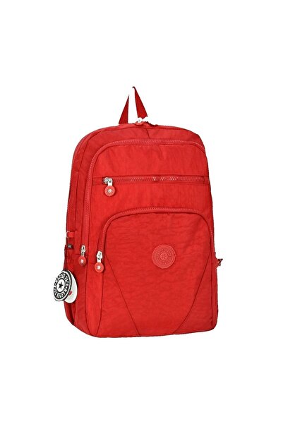 Shopiolog Unisex Αδιάβροχο κόκκινο καθημερινό σακίδιο πλάτης με θήκη φορητού ...