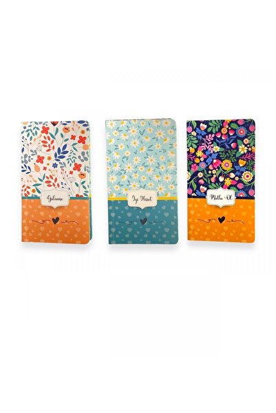 Lilamor Flowers Defter 9*16 Çizgili 48 Sayfa