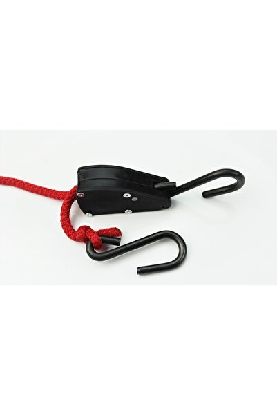 İDEAL OTOMOTİV Kancalı Cırcır Halatı, Ayarlanabilir Halat Kasnağı Çekme Aleti