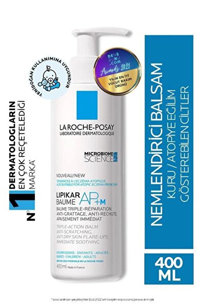La Roche Posay Lipikar Baume Apm+ Moisturizer for Very Dry and Skin Prone to Atopy LRPosay