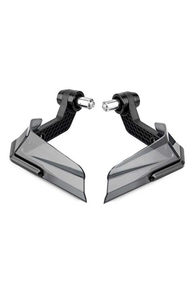 MotoExpress Universal Motosiklet Manet Elcik Koruma Rüzgarlık Siyah