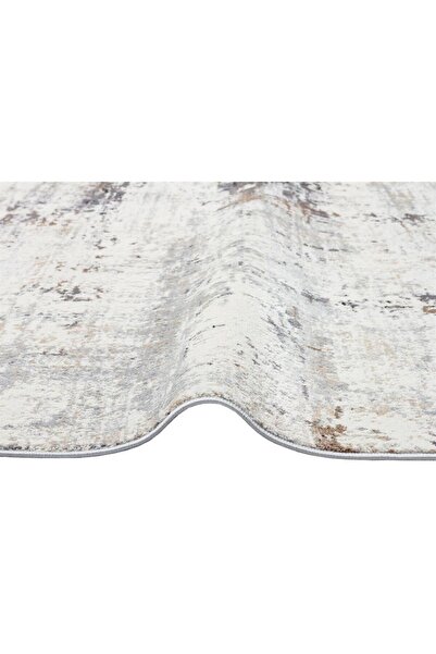 Eko Halı Hav Toz Vermez Eskitme Desenli Modern Makine Halısı