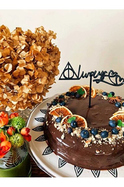 Rapithwin Always Harry Potter Pasta Üstü Süsü Siyah (3d Yazıcıda)