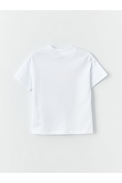 LC Waikiki Crew nyakú, rövid ujjú Mickey Mouse nyomott kisfiú póló és rövidnadrág szett 2 darabból