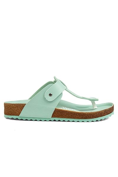 Benetton ® |   BN-1231- Ανοιχτό Πράσινο - Γυναικείες Παντόφλες